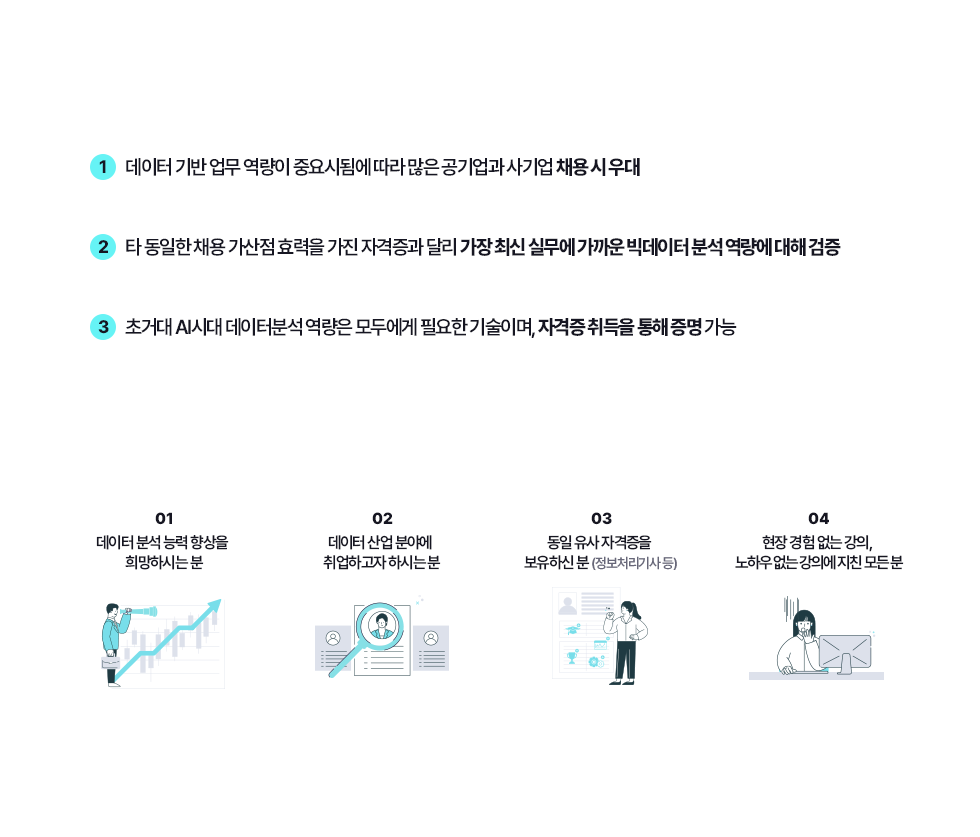 자격증 취득 시 이점은 무엇일까요?